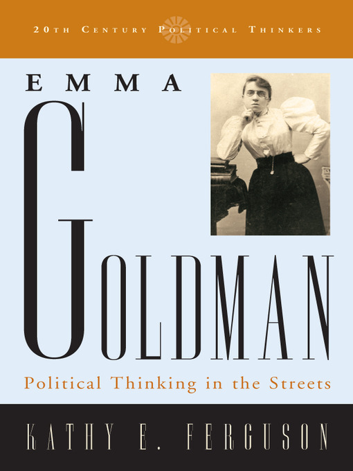 Title details for Emma Goldman by Kathy E. Ferguson - Available